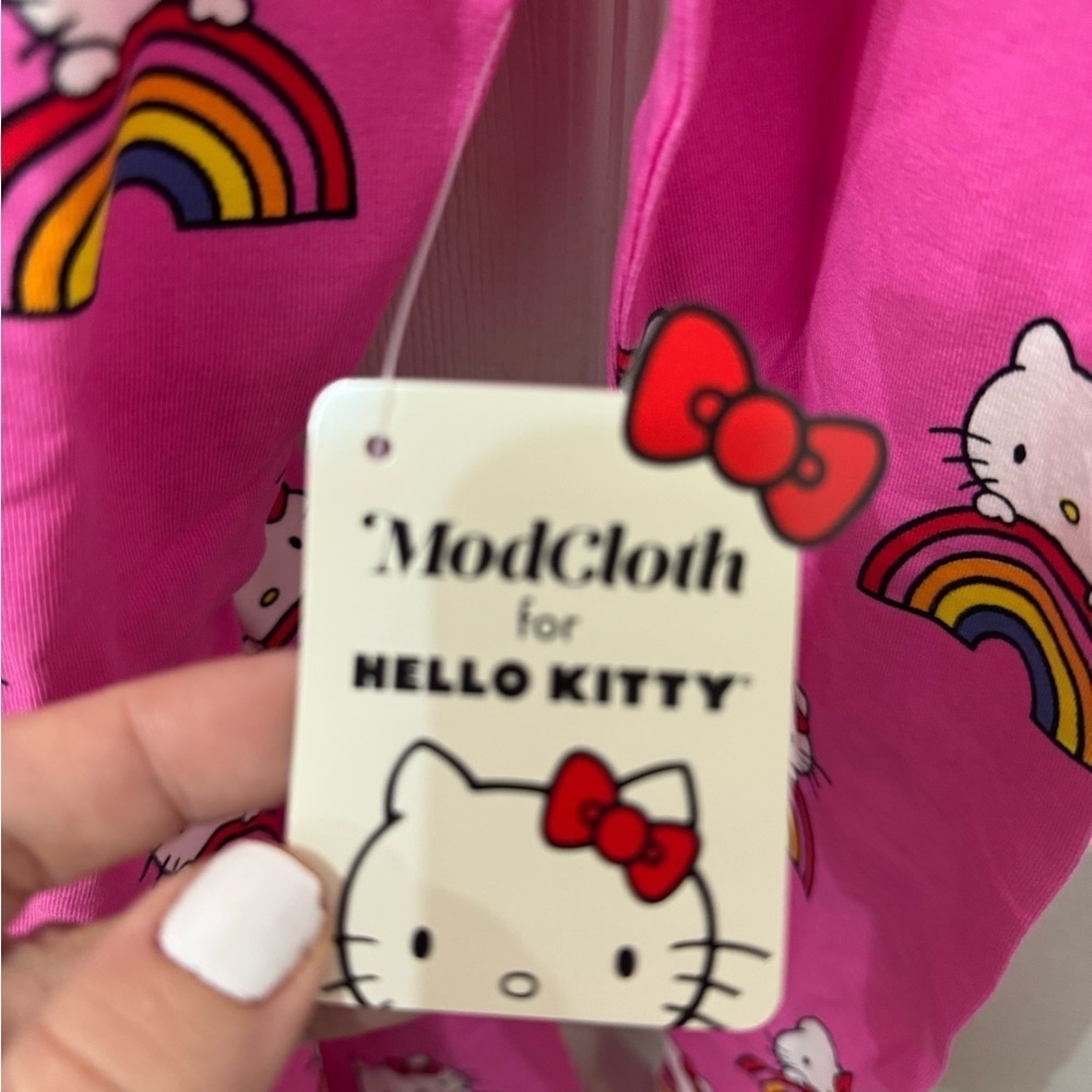 ModCloth For Hello Kitty Rainbow Skater Dress Size Small - Picture 6 of 6